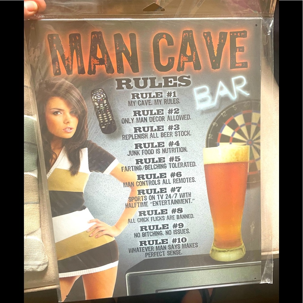 🌾 Man Cave sign